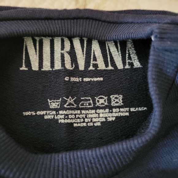 Toddler/Youth Nirvana Crewneck (New & Officially Licensed) - Picture 2 of 2
